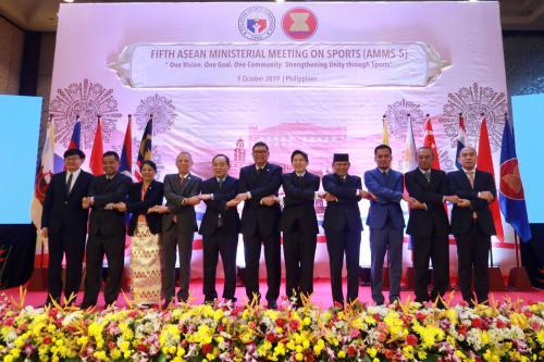 รัฐมนตรีว่าการกระทรวงการท่องเที่ยวและกีฬาเข้าร่วมประชุมรัฐมนตรีกีฬาอาเซียน ครั้งที่ 5 ณ กรุงมะนิลา